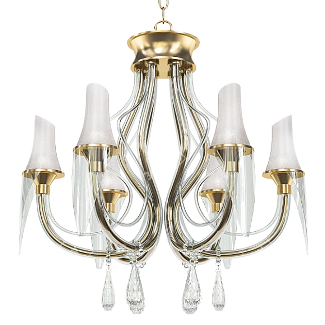 Modern Chandeliers Collection 3D model image 2