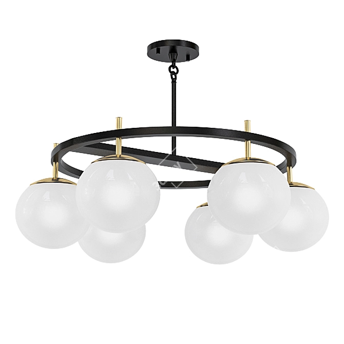 Modern Chandeliers Collection 3D model image 5