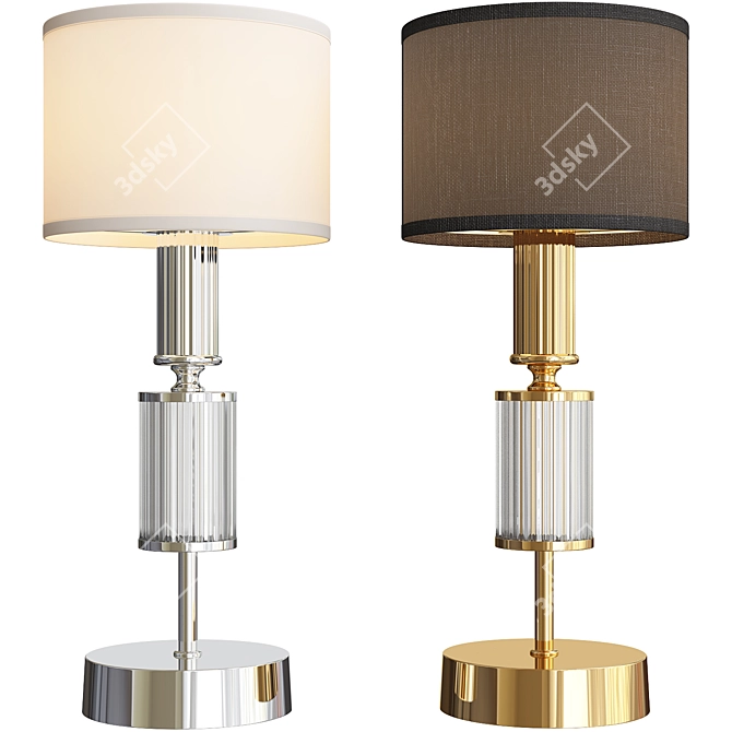 Elegant Laciness Table Lamp 3D model image 1