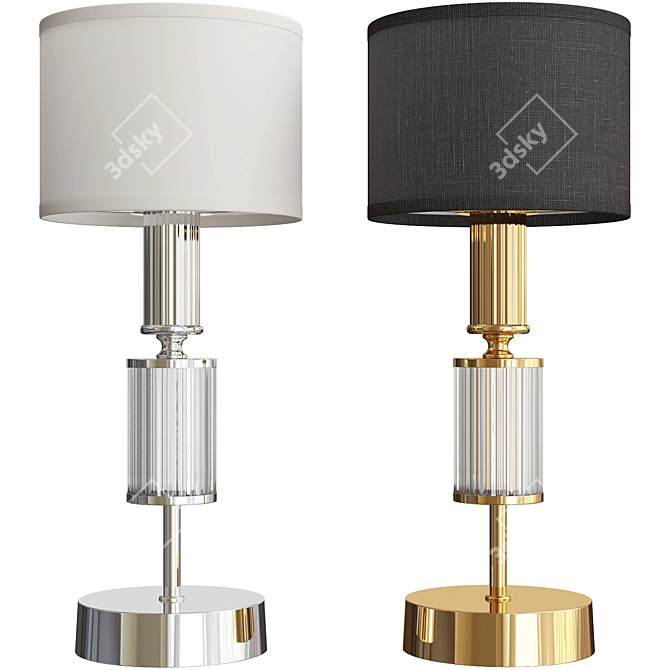 Elegant Laciness Table Lamp 3D model image 2