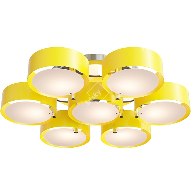 ST Luce Foresta 4-in-1 Ceiling Chandelier 3D model image 4