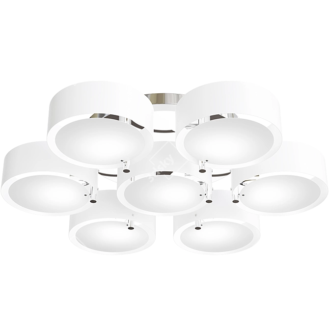 ST Luce Foresta 4-in-1 Ceiling Chandelier 3D model image 5