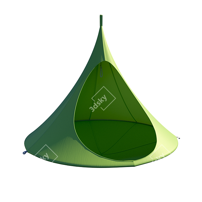 Cozy Cacoon Double Hammock 3D model image 1