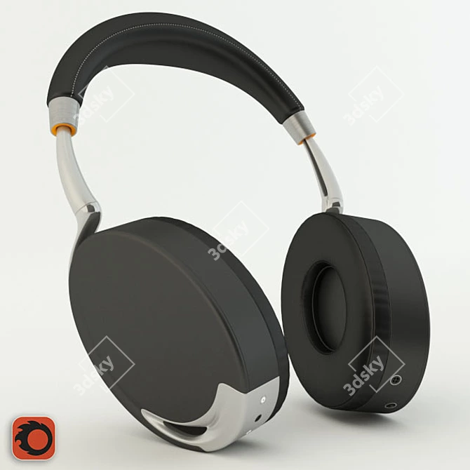 Parrot Zik I Bluetooth headphones by Starck 3D model image 1