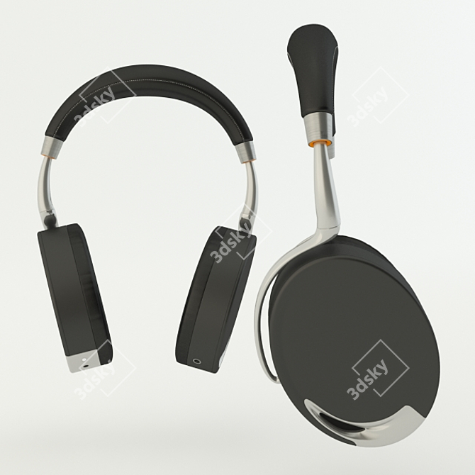 Parrot Zik I Bluetooth headphones by Starck 3D model image 2