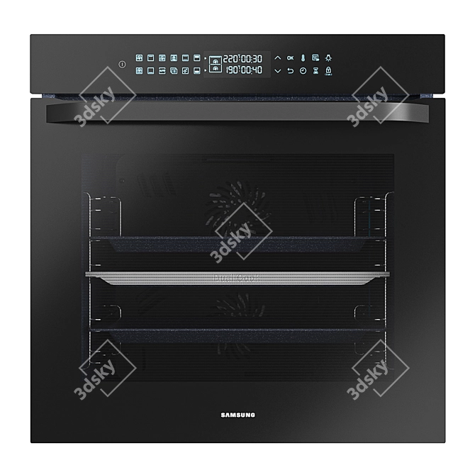 Samsung NV7000N: Versatile Built-in Oven 3D model image 1