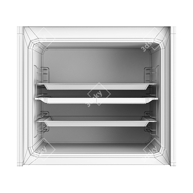 Samsung NV7000N: Sleek Built-in Oven 3D model image 5