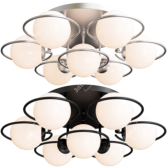 ST Luce Galio: Elegant Ceiling Chandelier 3D model image 1