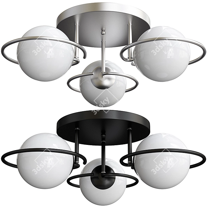 Modern ST Luce Galio Pendant Light 3D model image 2