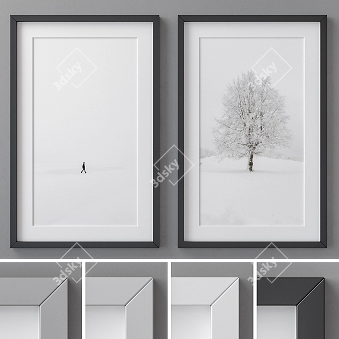 Multi-Color Frame Set | 52x82 cm 3D model image 1