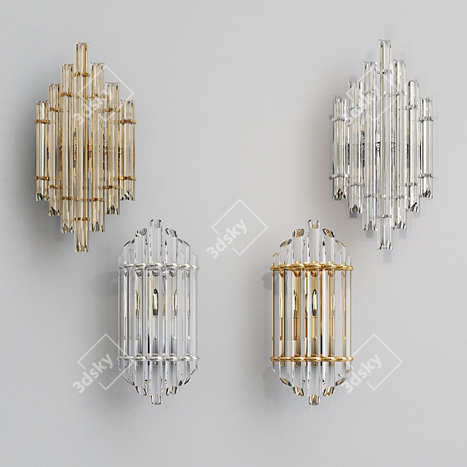 Cloyd Collection 2 Wall Sconce 3D model image 2