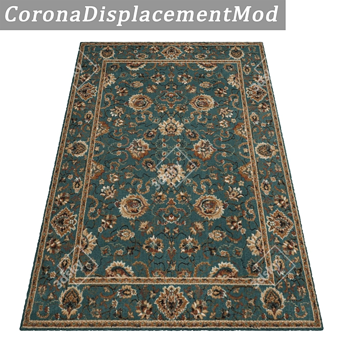 Luxury Carpet Set - High-Quality Textures 3D model image 4