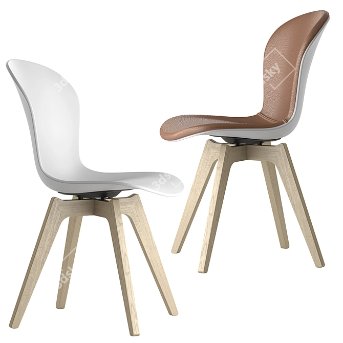 Boconcept Adelaide Chair: Sleek and Stylish Seating Solution 3D model image 4