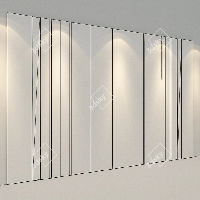 Modern Minimalist Pendant Light 3D model image 4