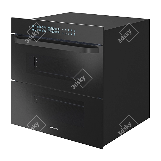 Samsung NV7000N Electric Oven 3D model image 2