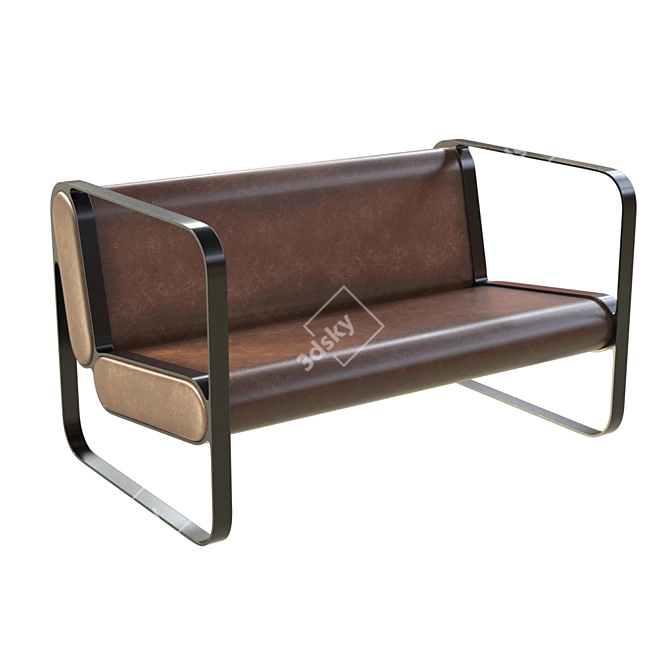 Cozy Comfort Sofa 3D model image 1