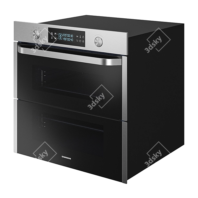 Title: Samsung NV7000N Built-In Oven 3D model image 2