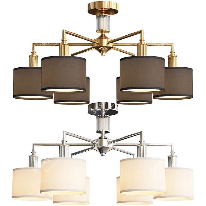 Elegant Laciness Chandelier Collection 3D model image 2