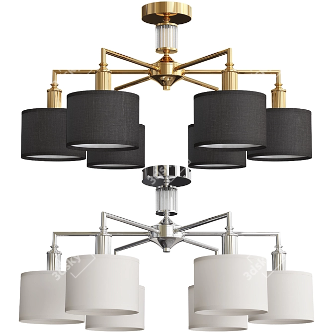 Elegant Laciness Chandelier Collection 3D model image 3