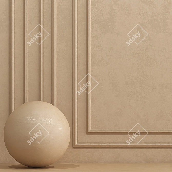 Semolina Molding Plaster 3D model image 2