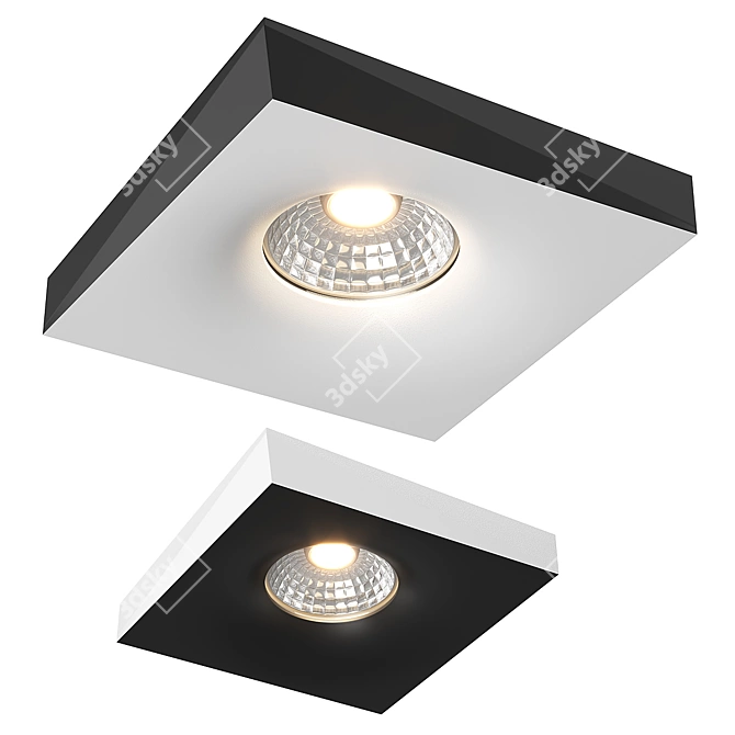 Miriade Lightstar: Sleek Recessed Spotlights 3D model image 1