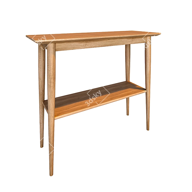 Ash Lussan Double Console: Natural Elegance 3D model image 2