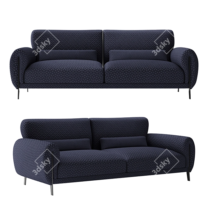 Modern Comfort Sofa 3D model image 1