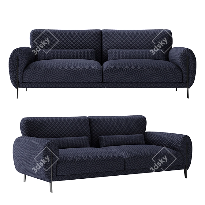 Modern Comfort Sofa 3D model image 4