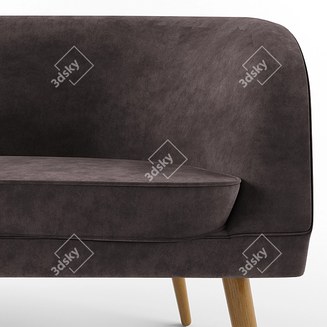 Modern 3D Couch: Multi/Sub-Object Material 3D model image 4