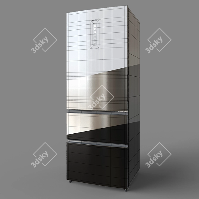 Title: Haier A3FE742: Sleek and Spacious Refrigerator 3D model image 2