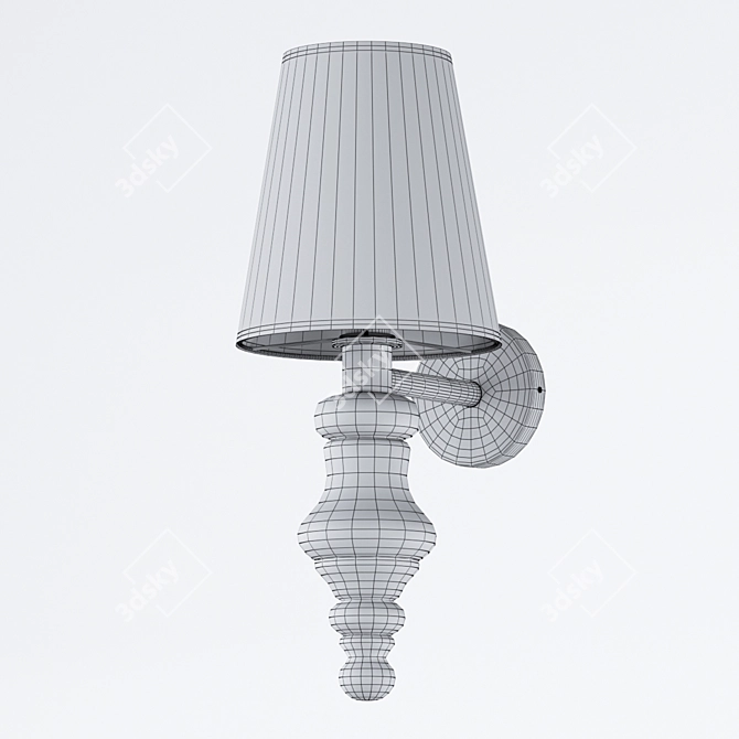 VITERBO Wall Lamp: Elegant Portuguese Design 3D model image 3