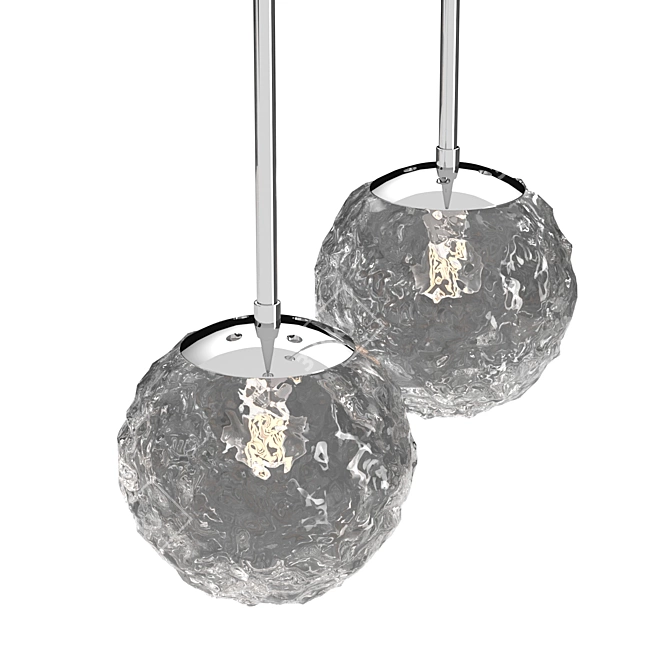 Elegant Sphere Pendant Lamp 3D model image 2