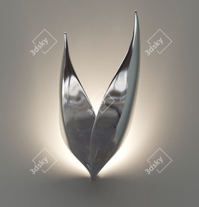 Title: Metal Wings Sconce by Novosvet 3D model image 1