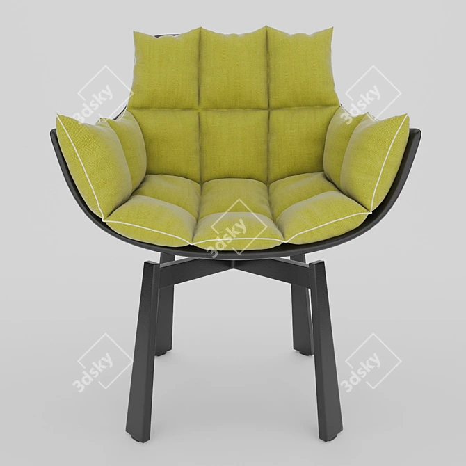 Modern Spider Chair, Sleek Design 3D model image 2