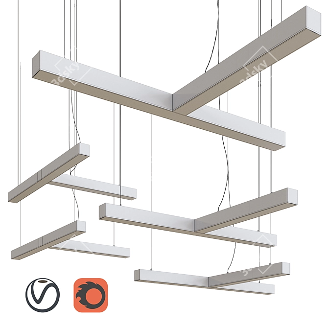 Finnish LED40 Pendant Lamp 3D model image 2