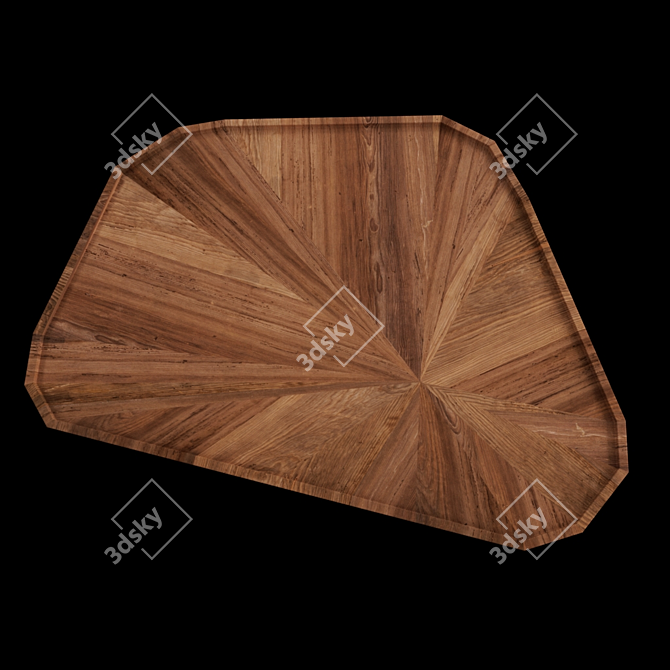 Elegant Webwood Coffee Table 3D model image 3