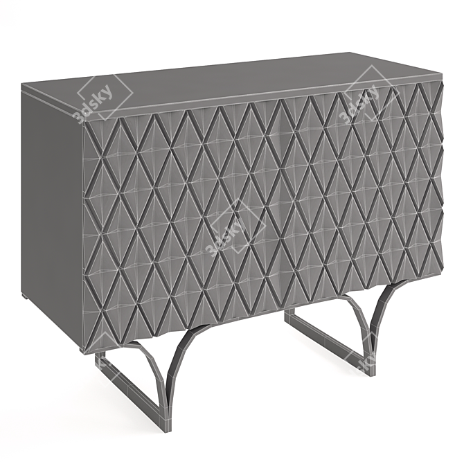 Strut Credenza: Timeless Elegance for Modern Spaces 3D model image 2