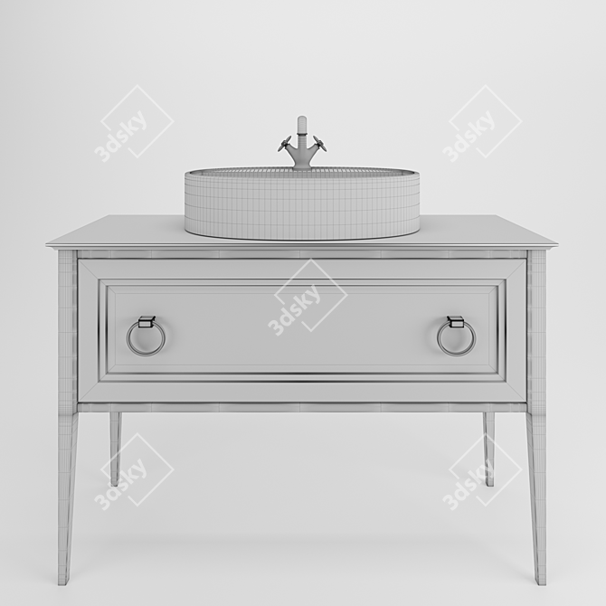 Classic Elegance: Plaza Bathroom Collection 3D model image 5