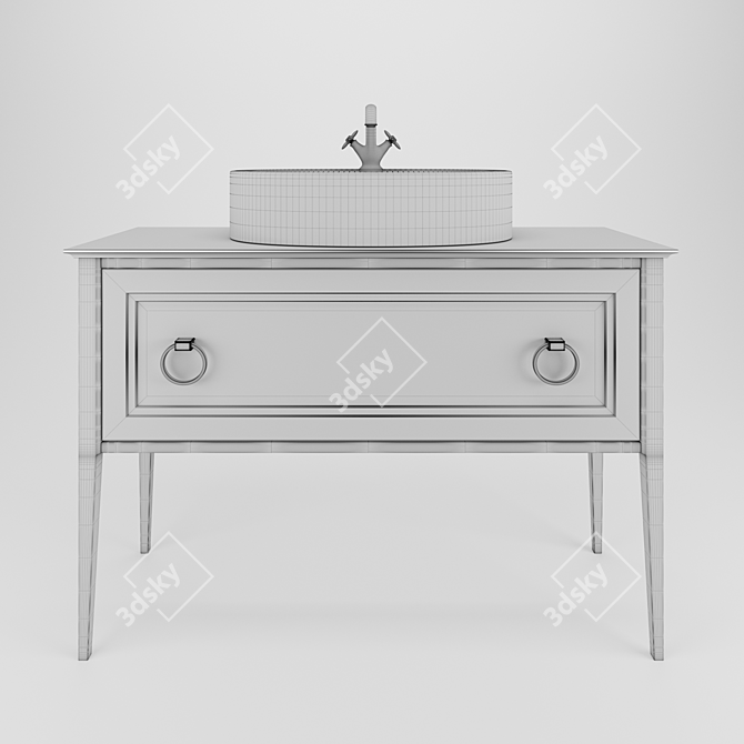 Classic Elegance: Plaza Bathroom Collection 3D model image 11