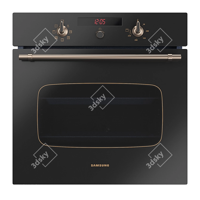 Samsung Retro Oven NV70H3350CB 3D model image 1