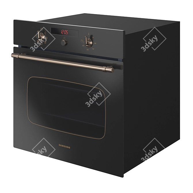 Samsung Retro Oven NV70H3350CB 3D model image 2