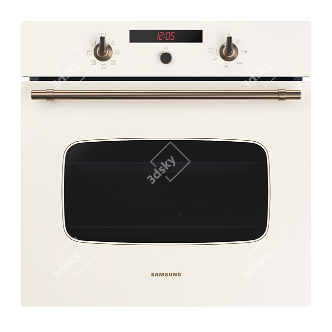 Samsung Retro NV70H3350CE Electric Oven 3D model image 1