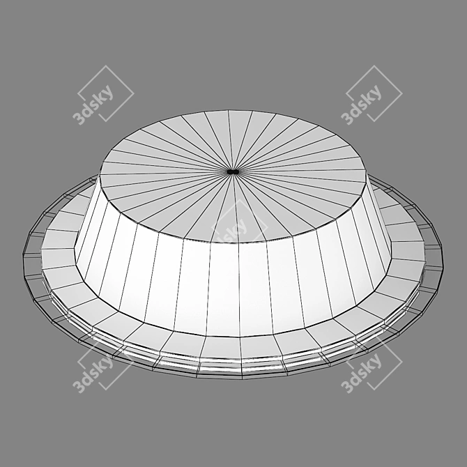 Acri Lightstar Spot Light - 3000K/4000K, 1250LM, In-Built, D200 H7 3D model image 4