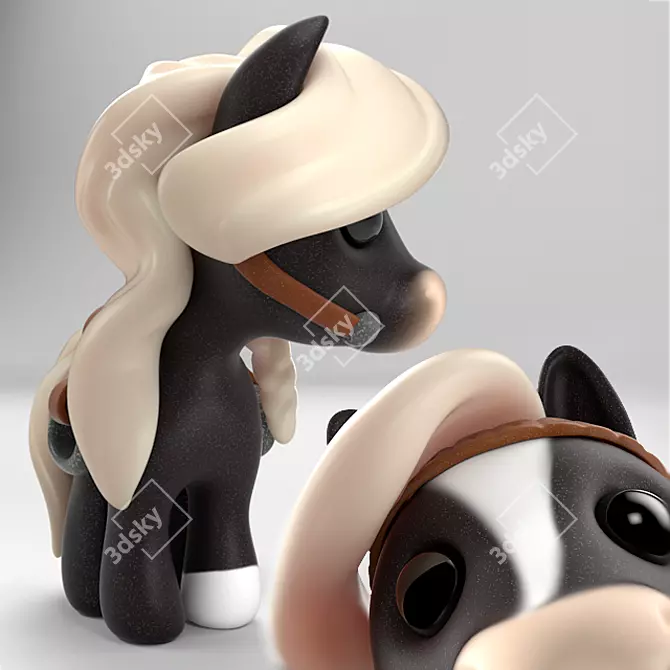 Interactive Horse Model: Fbx File Included 3D model image 2