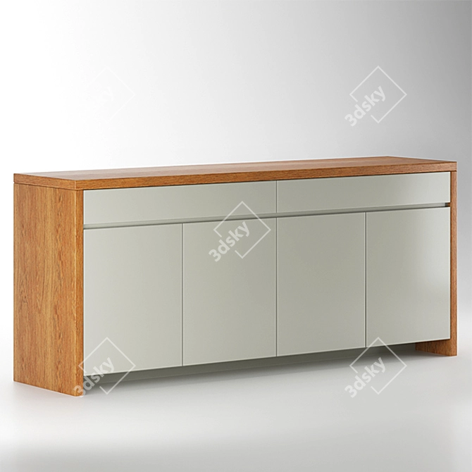 Modern Apolo Buffet - Sleek Sideboard with Ample Storage 3D model image 2