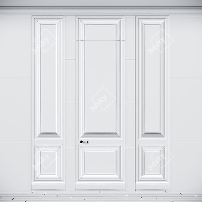  Secret Passage Door  3D model image 2