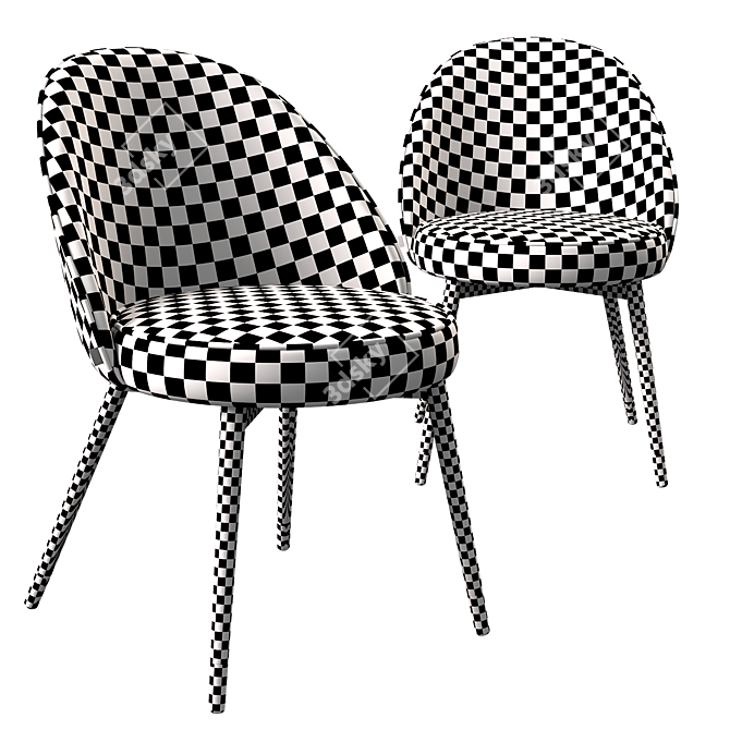 Elegant Cooper Dining Chair | High-quality Design 3D model image 2