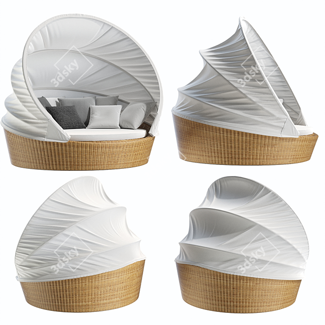 Modern Outdoor Seating: DEDON ORBIT 3D model image 1