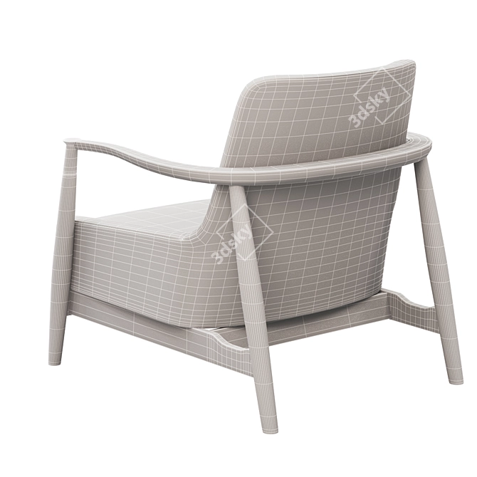 Elegant Fig Armchair by Julian Chichester 3D model image 4