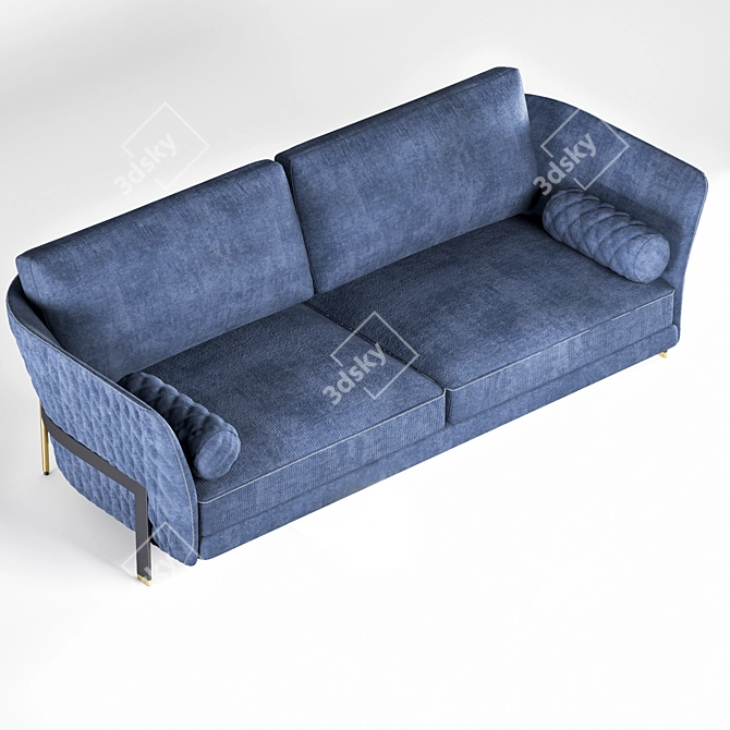 Cosmo Circle Sofa Set: Modern, Stylish, and Versatile 3D model image 7
